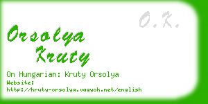 orsolya kruty business card